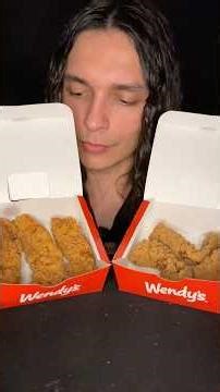 Wendy’s chicken tenders #fyp #asmr #mukbang #wendys #chicken