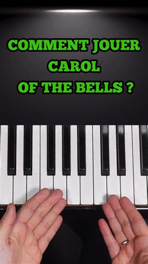 👉 « Commente le mot PIANO ci-dessous et je t’enverrai mon cours de piano gratuit pour débutants 🎹 » La première fois que j’ai entendu Carol of the Bells, je me suis dit : “C’est trop rapide, trop compliqué, pas pour moi…” 😅 Et pourtant… ce morceau repose sur un motif ultra simple qui se répète. Une fois que tu comprends ce schéma, tout devient beaucoup plus fluide. Même si tu débutes, tu peux commencer lentement, mains séparées, et ressentir très vite cette ambiance magique de Noël 🎄✨ Un de 