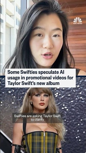 Some Swifties speculate AI usage in promotional videos for Taylor Swift's new album