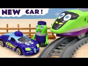 New Car For Train Driver Funling Story With Toy Trains