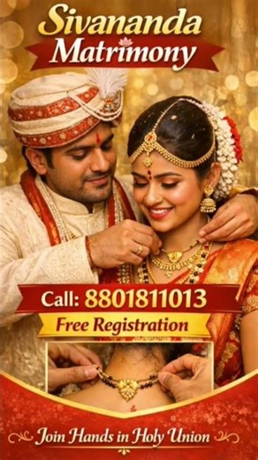 Sivananda Matrimony | 8801811013 - Free Registration
