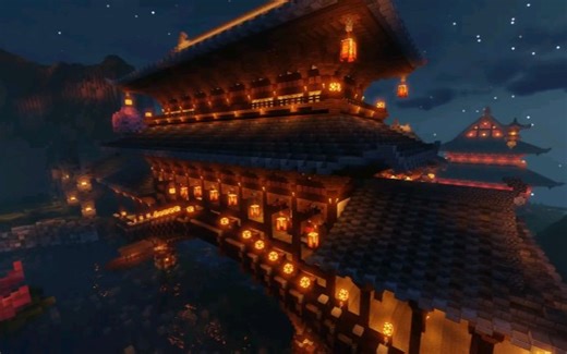 《Minecraft》【中式古风建筑教程】楼桥殿
