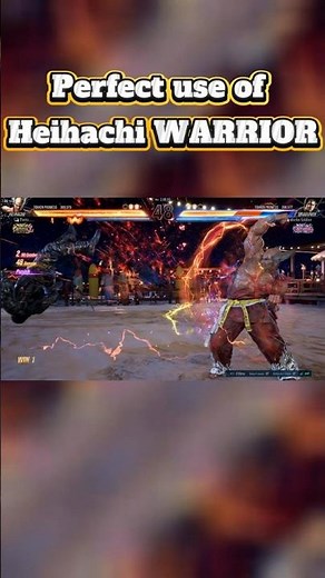 Perfect Use of Heihachi Warrior #heihachi #gaming #streetfighter #tekken8 #combos #tekken7 #mishima