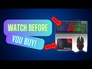 Unboxing + Demo | BlueFinger RGB 87 Keys Gaming Keyboard and Mouse Combo