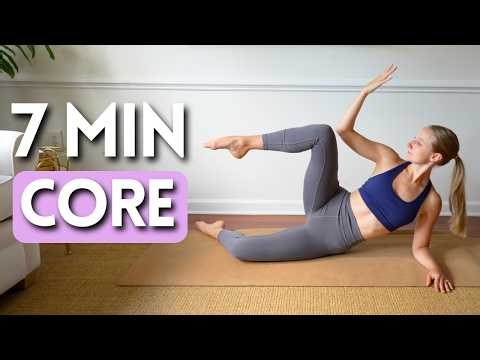 7 Minute Core Workout to Build Core Strength and Stability | No Equipment Needed!