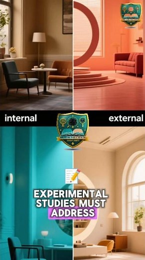 Internal vs External Validity: Research Study Secrets#researchmethods #experimentaldesign