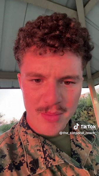 Cole Roach (@the_corporal_roach_)’s video of belly button piercing