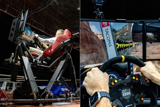 Toyota Tacoma IsoDynamic Performance Seat Racing Simulator Takes Gaming to the Next Level