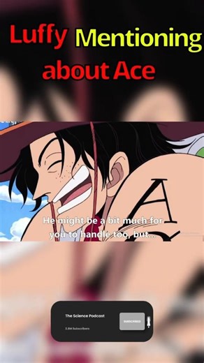 Luffy mentioning about Ace to all #onepiece #luffynikanikanomi #anime
