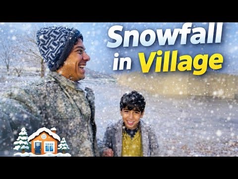 Beautiful Snowfall in Village || Winter Life Vlog 2026