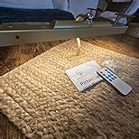 Rechargeable Picture Light for Wall Art White - 3 Color Temperatures,Remote Control & Adjustable Angle Wall Mount Battery Operated Wall Light for Paintings,Gallery,Frames,Photos (13H Runtime, 350LM)