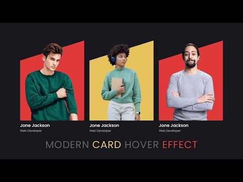 Modern Responsive Team Section using HTML & CSS (Hover Effects + Clip-Path)