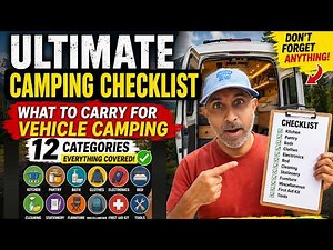 Ultimate Campervan Camping Checklist 2026 🏕️ | Kitchen, Pantry, Cleaning & More!