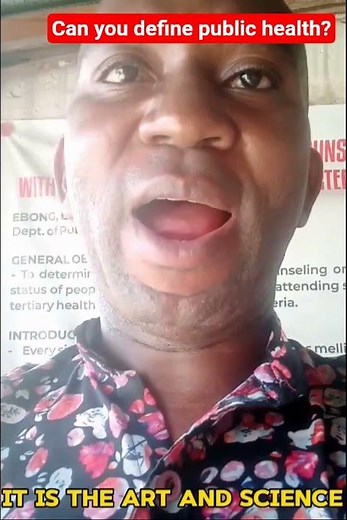 Understanding public health definition inspires actions ‪@enobongebong202‬