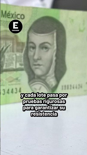 El secreto detrás de los billetes mexicanos