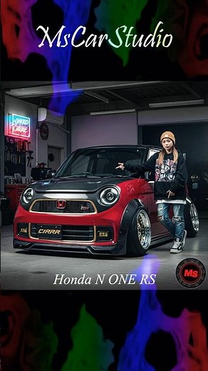 Honda N-ONE RS Lowdown Custom #honda #none #jdm #stancenation #hondanone #ai