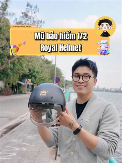 [REVIEW KHÔNG BOOKING] VIDEO REVIEW MŨ BẢO HIỂM NỬA ĐẦU ROYAL HELMET 🪖 MŨ BẢO HIỂM NỬA ĐẦU KÍNH ÂM ROYAL M239 – NHẸ, ĐẸP, AN TOÀN ✔️ Kính âm tiện lợi – che nắng, chắn bụi, đi ngày hay đêm đều ok ✔️ Vỏ ABS cao cấp xốp EPS – đội chắc chắn, an tâm khi di chuyển ✔️ Trọng lượng nhẹ ~700g – đội lâu không mỏi cổ ✔️ Lót mũ êm, thoáng khí – tháo giặt dễ dàng ✔️ Đạt chuẩn QCVN – hàng Royal chính hãng 👉 Phù hợp đi làm, đi học, chạy phố hằng ngày 💥 Mẫu hot – nhiều màu, nhiều size – chốt đơn nhanh kẻo hết