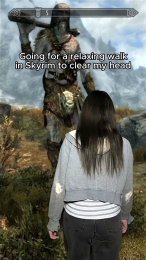 So peaceful ☺️ #skyrim #fyp #relatable