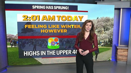 Seattle weather: First day of spring to start with rain