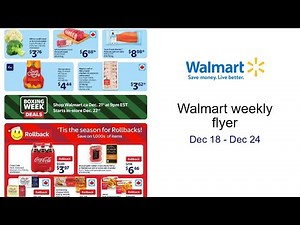 Walmart weekly flyer Dec 18 - Dec 24