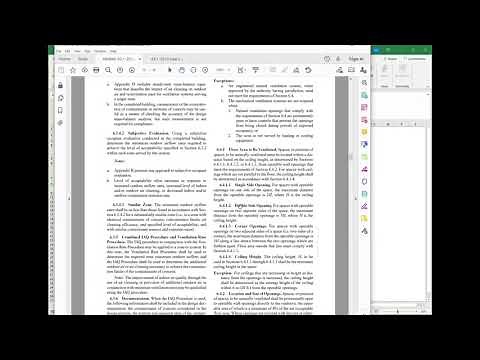 Minimum IAQ Performance Calculator