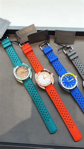 Meet the iconic Bulova Snorkel Watch — where vintage dive heritage meets modern style. #bulova #fyp