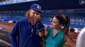 This interview really had it all. #LetsGoDodgers | Los Angeles Dodgers