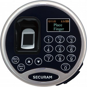 [Hot Item] Advanced Fingerprint Safe Lock, D66, Chrome, Biometric, Finger Scan Lock