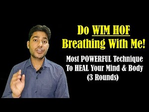 Guided WIM HOF Breathing Method - RESET Your Mind & Body (3 Rounds)