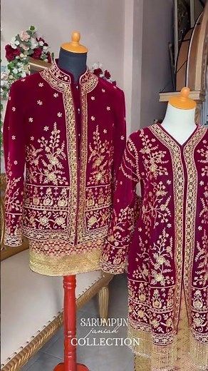 Baju Pengantin Adat Minang by Sarumpun Janiah #minangkabau #bajuadat #sumaterabarat #baralekgadang
