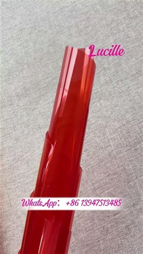 Red transparent rigid PVC sheet
