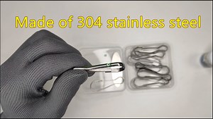 Watch metal spring clips Made of 304 stainless steel on Amazon Live