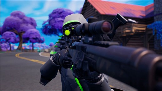 How to deal DMR damage to opponents from above in Fortnite