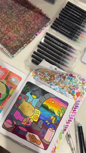 Embrace the Magic of Coloring: Girls' Creative Moments