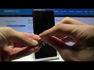 Cómo insertar la tarjeta SIM y la tarjeta de memoria en ALCATEL 1s 2021