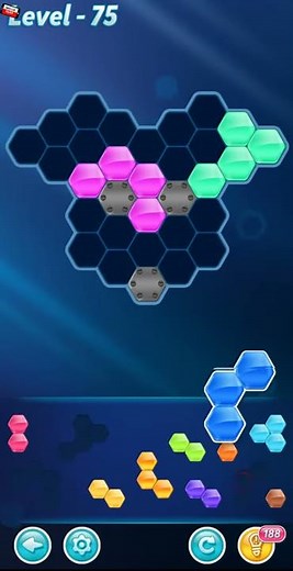 BLOCK! Hexa Puzzle! Hero Level 75 (Premium) - Lösung Solution Walkthrough