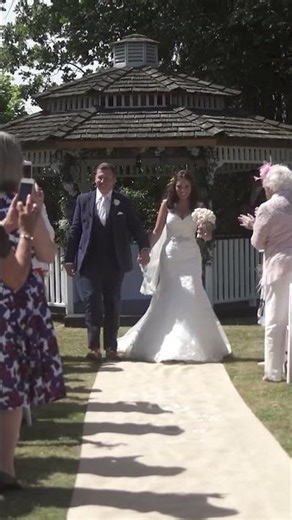 Bride Walks Up the Aisle #Shorts