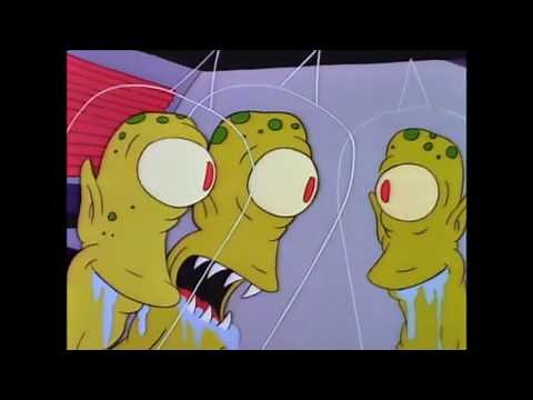 The Simpsons Are Abducted By Aliens - The Simpsons