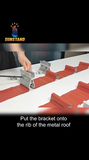 Rail-less Bracket Roof Mount Demo#solarenergy #manufacture #solar #aluminum #bracket #rack #clamps #rail #factory #solarpanel #solarsystem