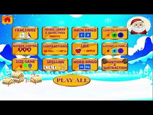 Christmas’ First Grade Learning Games for Kids