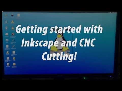 InkScape Straight line cut set up for CandCNC ControllerTutorial Part 1