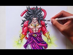 Como Dibujar a Broly ssj4 | How to Draw Broly ssj4 | Artiz HD
