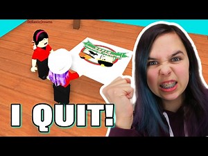 ROBLOX WORK AT A PIZZA PLACE | WE QUIT! | RADIOJH GAMES & DOLLASTIC PLAYS