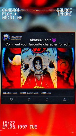 Akatsuki [4k] editz 🤯 #anime #jujutsukaisen #animeedit #4kedit #naruto #trending