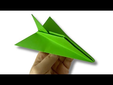 Make a paper airplane that flies far 🚀