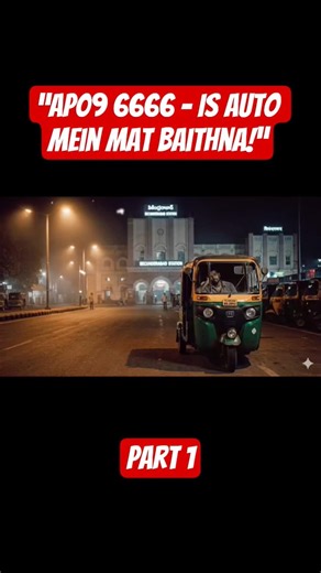 “Raat Ki Aakhri Sawari 😱 | Hyderabad Auto Horror Story | True Dark Story” #horrorstories #horror