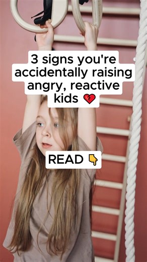 3 hidden signs you’re raising an anxious, reactive child 💔 This one stings… but it matters. Children don’t just listen to what we say. They absorb how we live. 1️⃣ They snap at a friend during play—because that’s how they’ve seen conflict handled at home. 2️⃣ They throw things, slam doors, or roll their eyes… mirroring the energy you release when you’re stressed. 3️⃣ They use phrases like, “You don’t care about me!” or “Nobody listens!” …because those feelings echo the tone they’ve picked up in