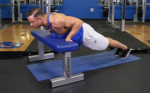 Reverse Grip Incline Push Up