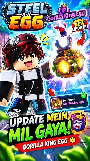 NEW UPDATE… I FOUND IT! STEEL AN EGG 😱🔥 #shorts