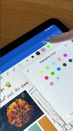 Color picker tool in Goodnotes!